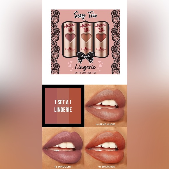 Italia deluxe Sexy Trio Satin Lipstick Sets - Picture 3 of 6